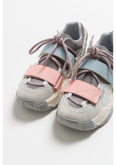 Lulen Buz Multi Sim Yazılı Cırtlı Kadın Spor Sneakers Buz - Pembe - Mavi Çok Renkli Lulen Buz Multi Sim Yazılı Cırtlı Kadın Spor Sneakers Buz - Pembe - Mavi Çok Renkli