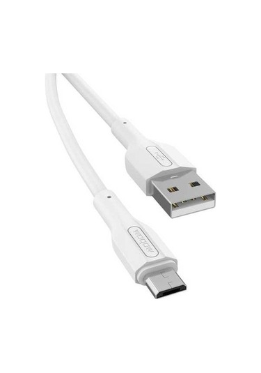 Sandwich 120cm Beyaz Micro-usb Kablosu - 2.4a Hızlı Şarj Ve Qc 3.0 - Tpe Kaplama
