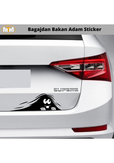 Bagajdan Bakan Adam Oto Sticker 15 Cm