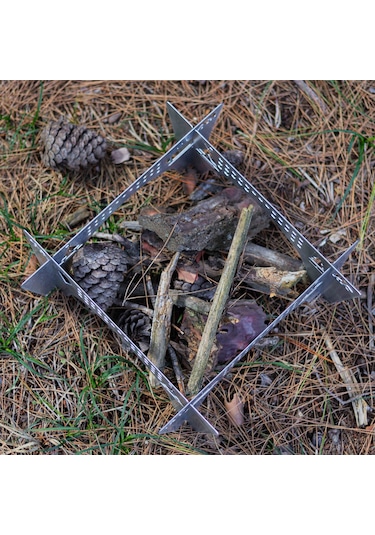 Kamp Ayısı Ottomanfire Bushcraft Jel Yakıtlı Osmanlı Ocağı Gri