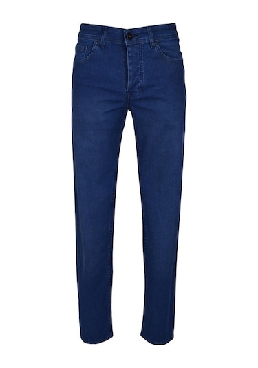 Cengiz İnler 5 Cep Düğmeli Kot Pantolon Slim (548484019)