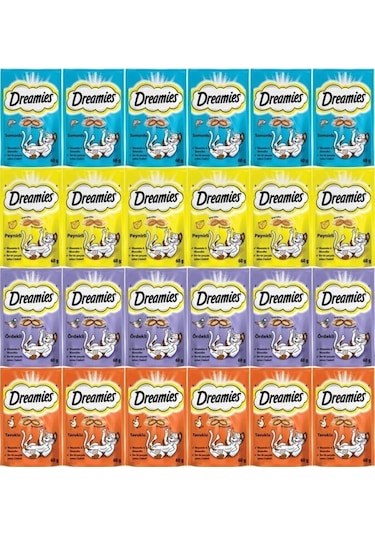 Dreamies Kedi Ödül Maması Karışık 60 Gr X 24 Adet