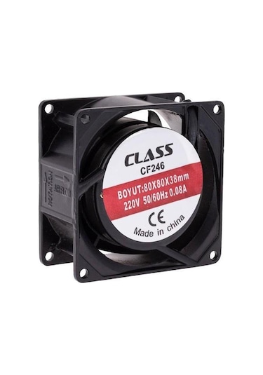 Class 80X80X38Mm Ac 220Volt Fan 1Adet