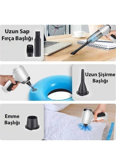 Dybox Ally 9000 Pa  Güçlü Emiş Üfleme Özellikli Ev ve Araç Süpürgesi