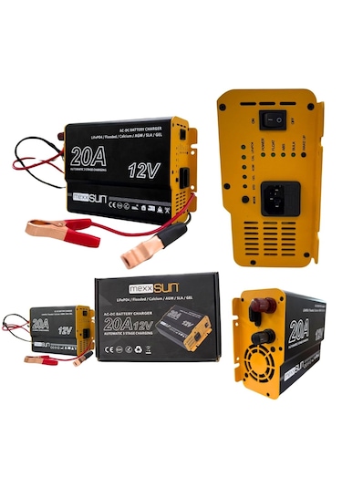 Akü Şarj Cihazı 12v-20a Tüm Akülerle Uyumlu Premium Kalite