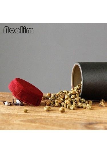 Pazly Kaba Çömlek Çay Sepeti, Seramik, Kırmızı, Mini Seyahat Mühürlü Kutu, Mutfak Baharat Kavanozu, Taşınabilir, Kullanışlı Diğer