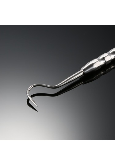 Qingmipy Çift Uçlu Paslanmaz Çelik Diş Muayene Aleti, Diş Hekimliği İçin Pratik Ve Ergonomik Tasarım