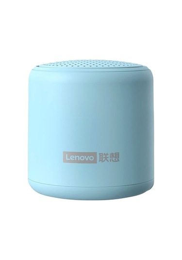 Lenovo L01 Kablosuz Bluetooth 5.0 Mini Taşınabilir Hoparlör, Güçlü Bas Ve Dış Mekan Kullanımı - Mavi