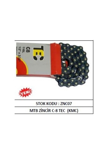 Mtb Zincir C-30 Tec (Kmc) Mtb Bisiklet Zinciri Vitesli Siyah
