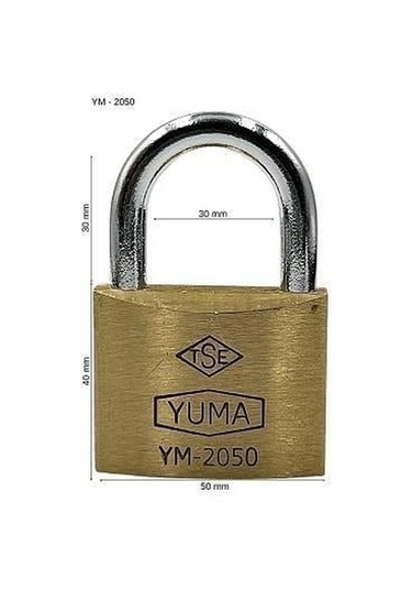 Yuma Pirinç Asma Kilit Birbirini Açar 50 Mm-772 5