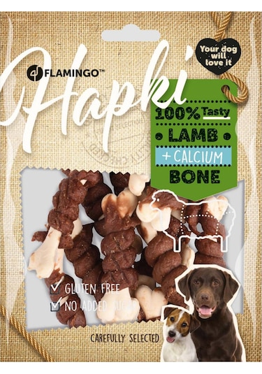 Flamingo Hapki Kuzulu Kemik Sargı Köpek Ödülü 150 G