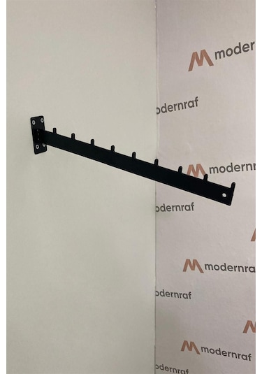 Duvara Monte Lzk Eğri Siyah Baston Renkli