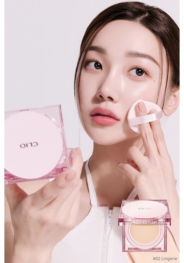 Clio Kill Cover Mesh Glow Cushion + Refill SPF50+ 2 Lingerie