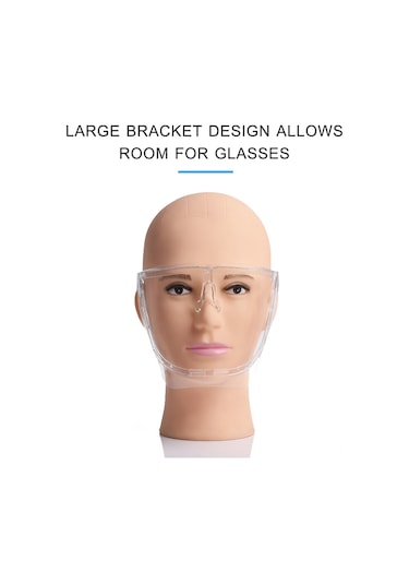 Mufunye Dayanıklı Pc Malzemeden Üretilmiş Koruyucu Yüz Siperi, Görüşü Engellemeden Mükemmel Koruma Sağlar