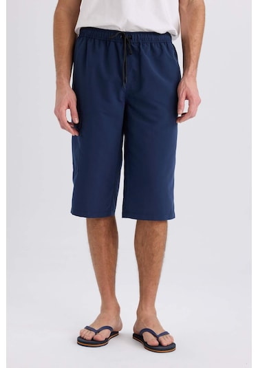 DeFacto Long Fit File Astarlı Uzun Boy Kargo Cep Deniz Şortu E0905AX25HSNV256 DeFacto Long Fit File Astarlı Uzun Boy Kargo Cep Deniz Şortu E0905AX25HSNV256