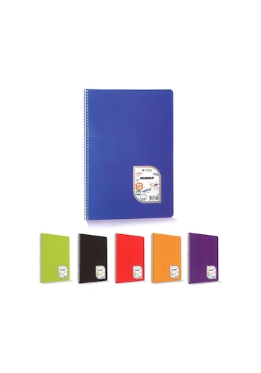 Çınar A4 Defter 72 Yp.Kareli Spr. Pp. Kpk. Colormaxı Çok Renkli