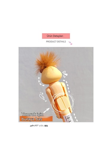 Yaratıcı Stres Giderici Yaratıcı Stres Giderici Jel Kalem-haki 02