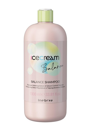 Inebrya Ice Cream Balance Shampoo Yagli Saclar İcin 1000 Ml
