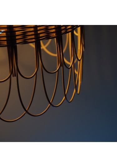 Doğal Rattan Bambu Avize: Pendant