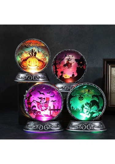 Cadılar Bayramı Dekoratif Aksesuarları Jack O'lantern Gece Lambası Diğer