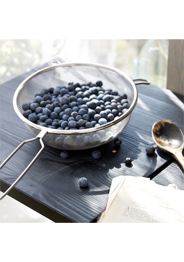 22 Cm Paslanmaz Çelik Tel Süzgeç