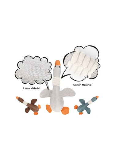 Mixpet 30 CM Sert Peluş Ördek Diş Kaşıma Köpek Oyuncağı Çok Renkli