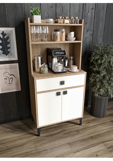 Afilli Venüs Kahve Köşesi 2 Kapaklı Tek Çekmeceli Ve Çok Amaçlı D