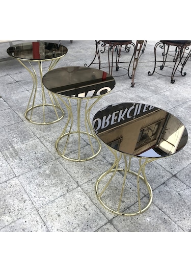 Brc Kum Saati Zigon Düz Siyah Desen Metal Transmisyon Çelik Gold Renk Kaplama El Yapım