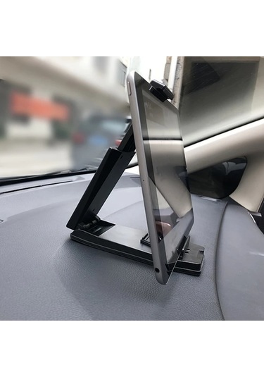 Chuangyinshop Araç İçi Tablet Tutucu Zk04 Siyah, Arka Koltuk Film Seyir Mobil Telefon Navigasyon Sabitleyici