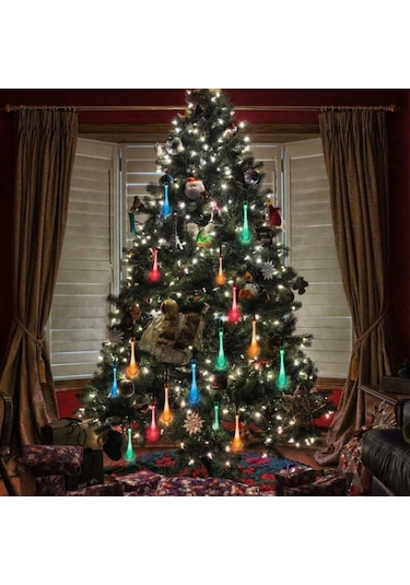 Sge Teknoloji Güneş Enerjili Su Damlası 30 Led Rgb Çok Renkli Sol