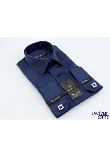 Dicotto Micro Kumaş Kol Düğmeli Slim Fit Düz Renk Erkek Gömlek Beyaz