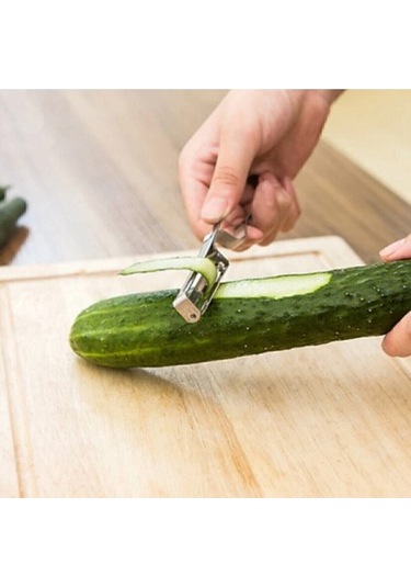 İsgstore 2 Adet Lüks Yan Soyacak & Sebze Domates Patates Soyacağı & Paslanmaz Çelik Soyacak 2'li