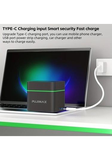 Besthome1 Dream011 Pujımax 12 Yuvalı Aa 1.5v Lityum İyon Şarj İstasyonu - 4255mah Kapasite Çift Şarj Modu