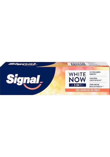 Signal White Now 3 In 1 Shine With Care Diş Macunu 75 Ml Diş Minesi Bakımı
