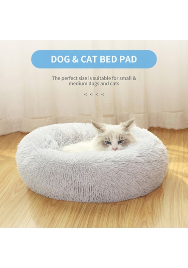 Vkemall Yumuşak Ve Isıtmalı Evcil Hayvan Yatağı - Kaymaz Tabanlı, Yıkanabilir Kedi Köpek Yastığı