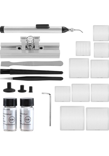 Bga Reballing Doğrudan Isı Şablonları Lehim Kiti Smt Yeniden İşleme Onarımı İçin