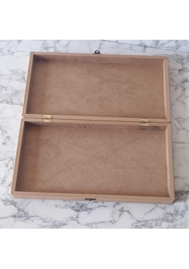 Hobi Adn Tavla Sandık Kutu Ahşap Mdf Ham Model Kutuda Sevk El Yapım