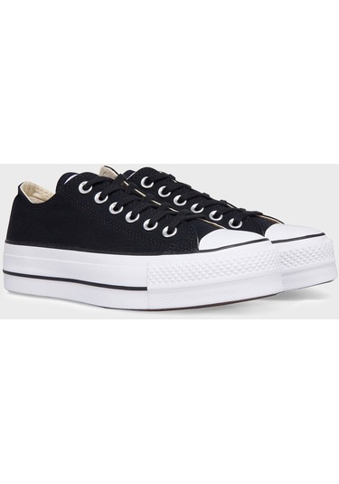 Converse Bayan Ayakkabı 560250c 001 Siyah-beyaz-beyaz Çok Renkli