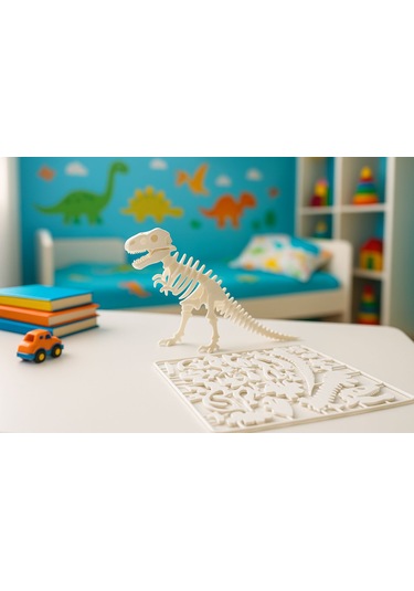 3d Dinozor Maket Oyuncak T-rex Maket