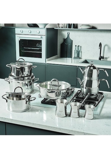 Hisar 14 Parça Mini Çeyiz Seti Inox