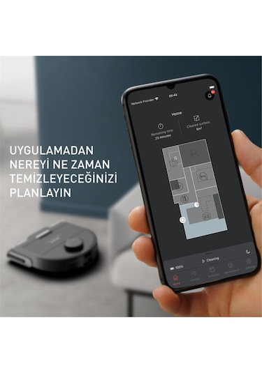 Tefal RG9475 X-Plorer Serisi 220 Mop Özellikli Akıllı Robot Süpürge Siyah