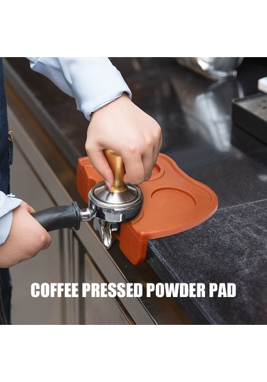 Ximistore9 Yüksek Tutuşlu Silikon Kahve Presleme Matı - Siyah, Orta Boy, Tezgah Ve Portafiltre İçin Dayanıklı Çözüm Siyah