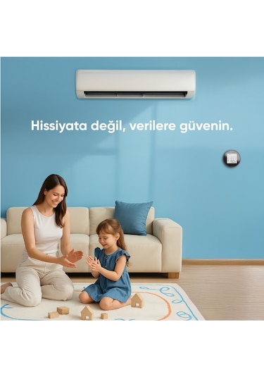 Akıllı Termometre Wi-fi Bağlantılı Sıcaklık Ve Nem Ölçer, Uygulama Destekli