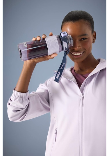 Defacto Defactofit Su İtici Regular Fit Kapüşonlu Fermuarlı Yağmurluk C4952ax25aupr497 Mor