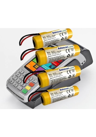 4 X Ingenico Iwe 280 Iwe280 Iwe281 Yazar Kasa Pos Bataryası Pili