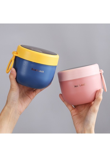 Dianziye 304 Paslanmaz Çelik Isı Saklama Kupa, Büyük Kapasite, Kapaklı Ve Kaşık Dahil, Öğrenci-ofis Çalışanı İçin Taşınabilir Kahve-süt-ovay Kasesi Kuzey Avrupa Yeşili, Hy-600a