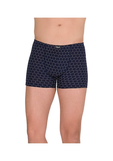 6 Lı Paket Berrak Erkek Likralı Modal Boxer 4497 Renk - Karışık