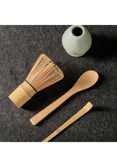 Bambu Matcha Çırpıcı Çay Kaşığı El Yapımı Geleneksel Japon Chasen Karıştırma Fırçası Diğer