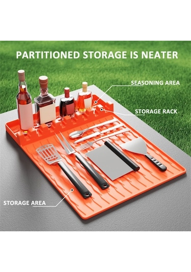 Cbtx Kamp Barbekü Aletleri Silikon Mat Barbekü Izgara Gereçleri Tutucu Mat 002 001
