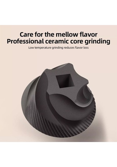 Bloomnest Seramik Bıçaklı Usb Şarjlı Elektrikli Çapak Kahve Öğütücü, 38 Öğütme Ayarı Beyaz